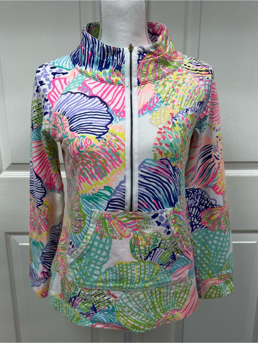 Lilly Pulitzer Skipper Popover Roar Of The Seas Size S